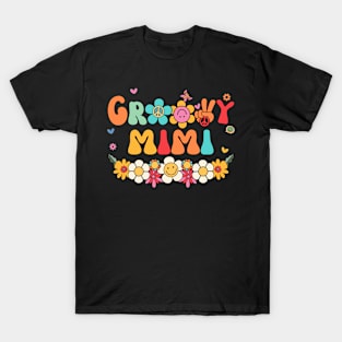 Groovy Mimi Matching Family 1St Birthday Party T-Shirt